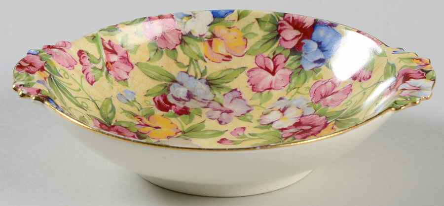 Sweet Pea Round Sweet Meat Dish by Royal Winton-1