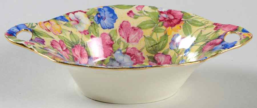 Sweet Pea 6" Oval Nut Dish by Royal Winton-1