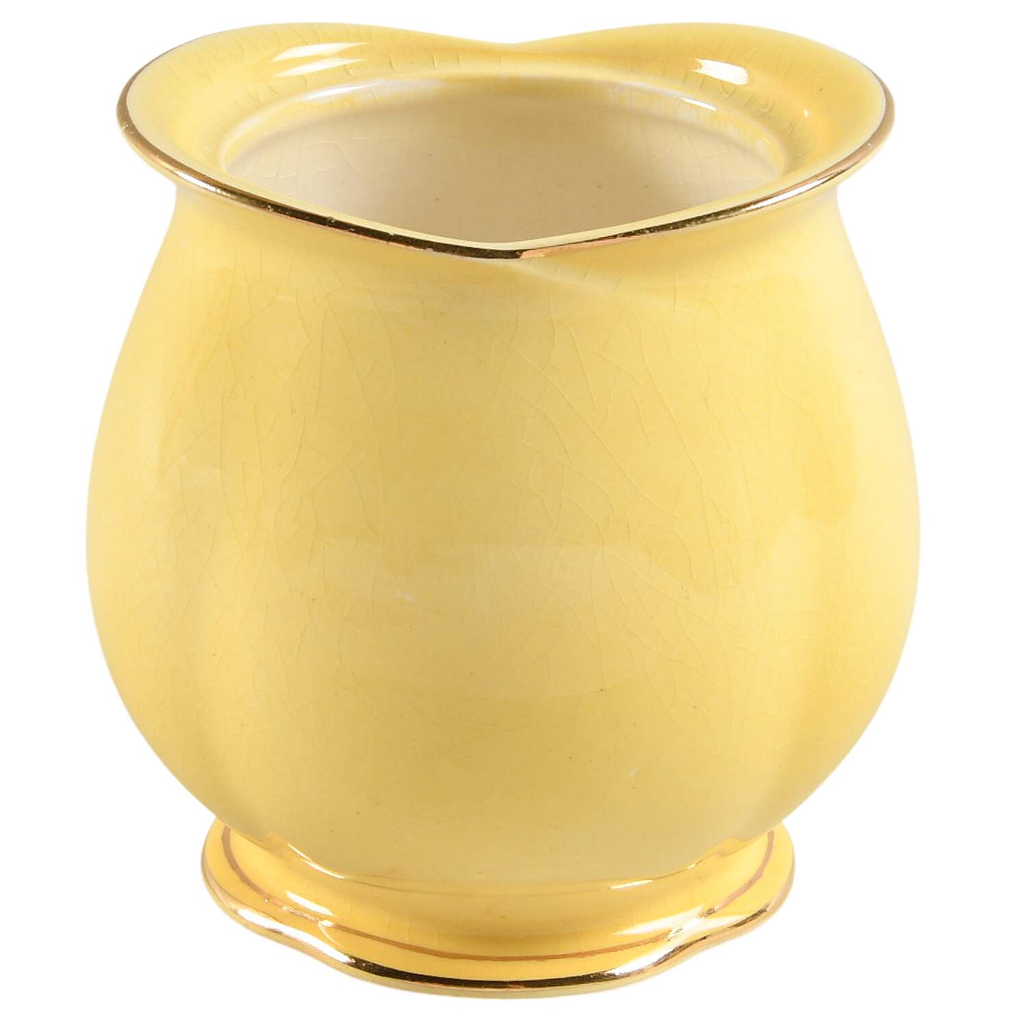 Tiger Lily Yellow Sugar Bowl No Lid by Royal Winton-1