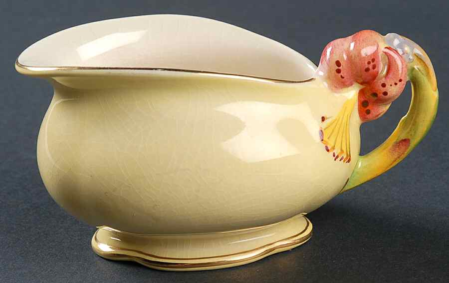 Tiger Lily Yellow Mint Boat by Royal Winton-1