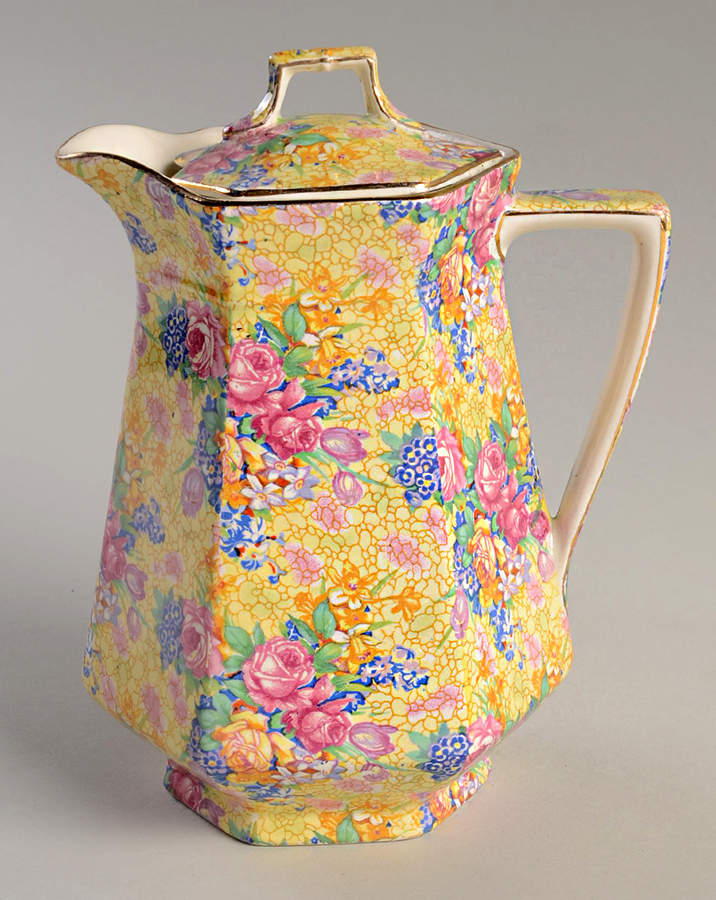 Welbeck (Older) Sexta Hot Water Jug & Lid by Royal Winton-1