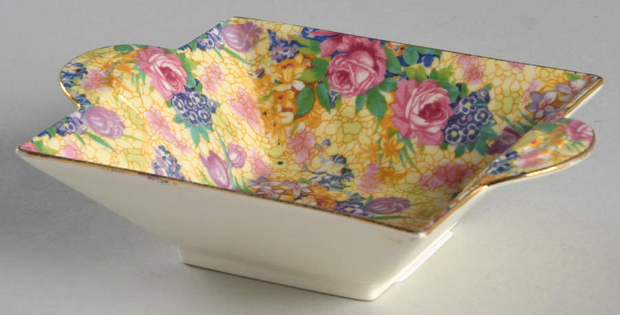 Welbeck (Older) Small Square Sweet Meat Dish by Royal Winton-1