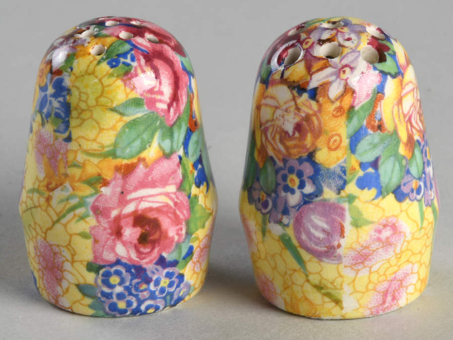 Welbeck (Older) Individual Salt & Pepper Set by Royal Winton-1
