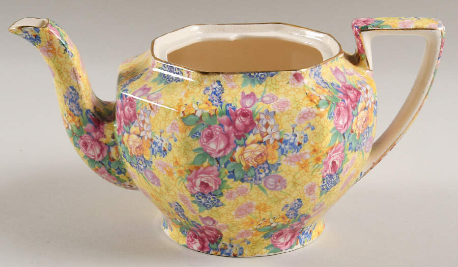 Welbeck (Older) 3 Cup Ajax Teapot No Lid by Royal Winton-1