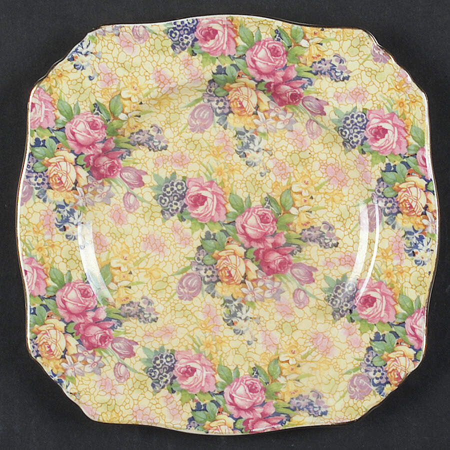 Welbeck (Older) Square Bread & Butter Plate by Royal Winton-1