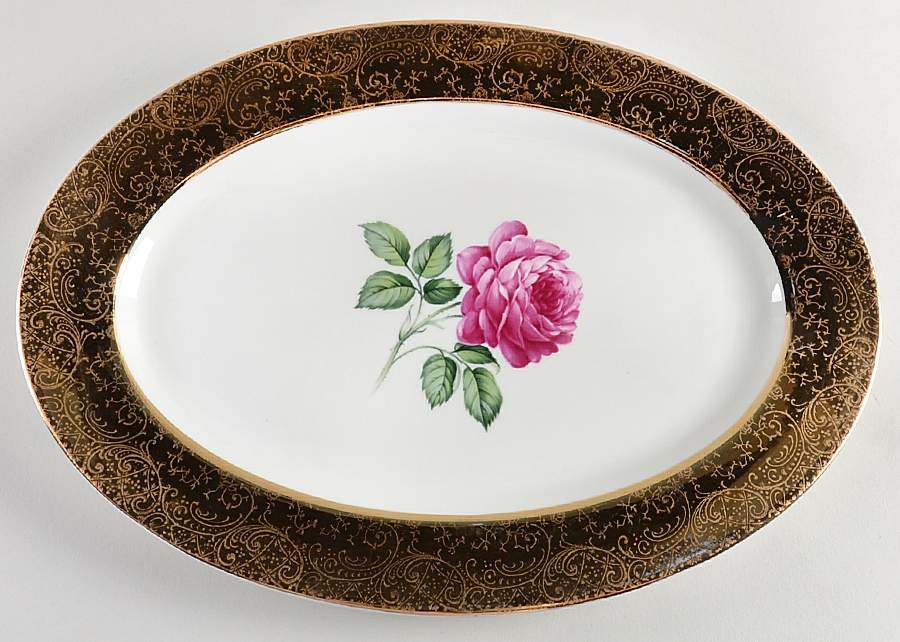 RYA1 13" Oval Serving Platter by Royal Chatham-1