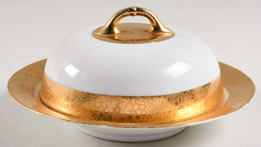 RYB3 Round Covered Butter by Royal L B-1