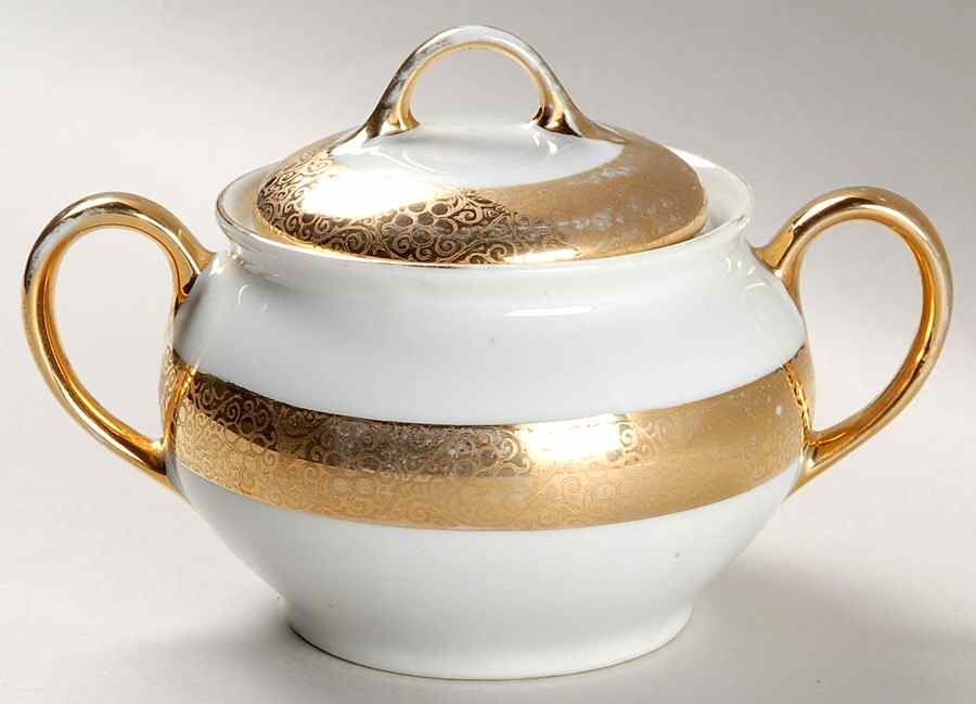 RYB3 Sugar Bowl & Lid by Royal L B-1