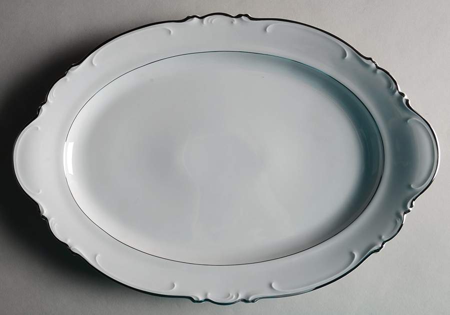 Lady Royal 14" Oval Serving Platter by Royal Crest(Germany)-1