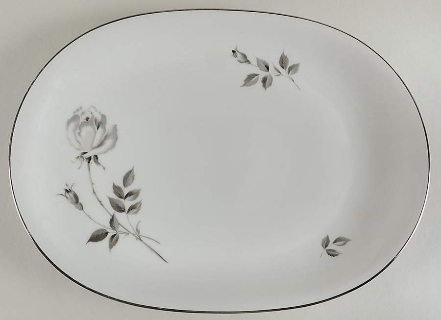 Royal Rose 14" Oval Serving Platter by Royal Crest(Germany)-1