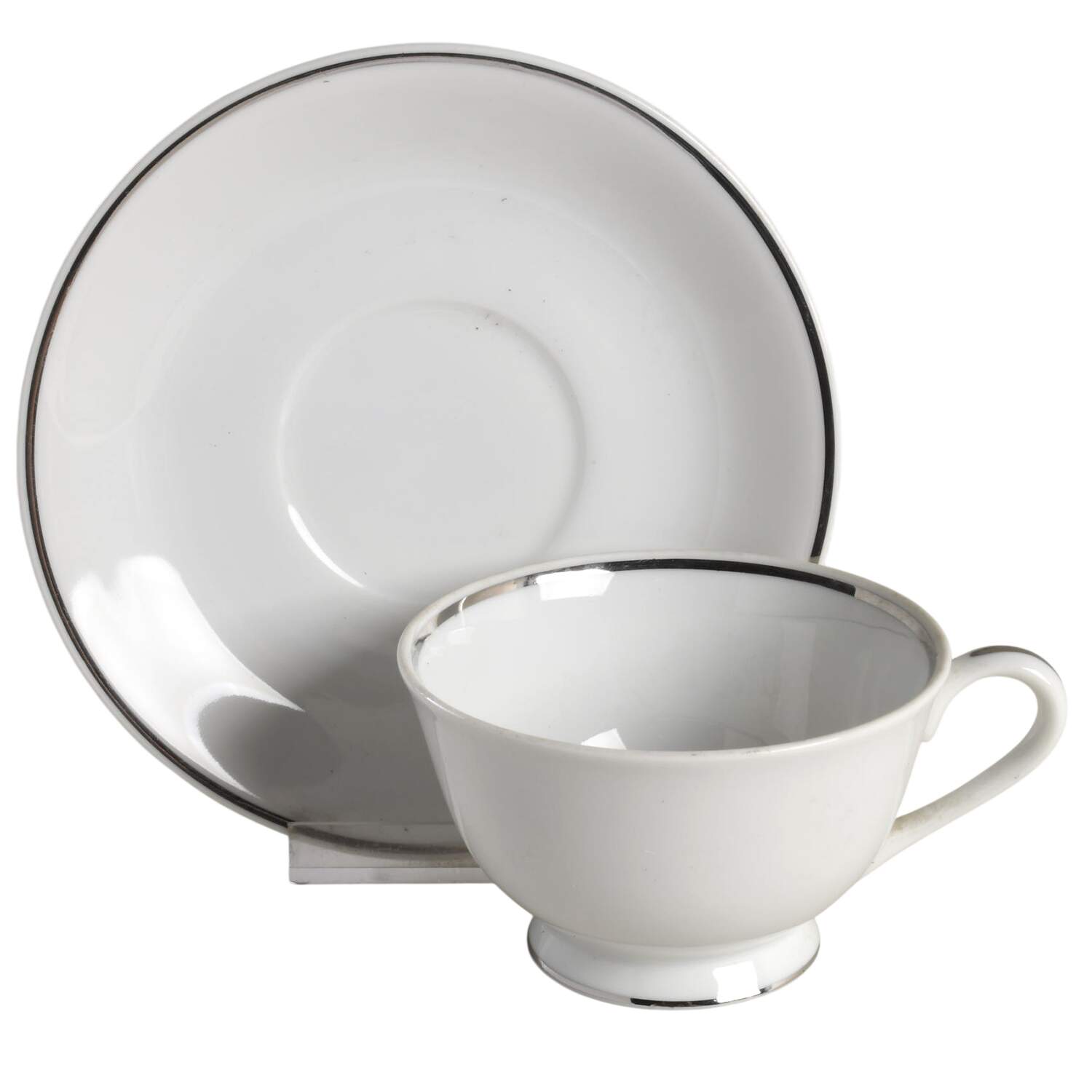 Windsor Footed Cup & Saucer Set by Royal Crest (Japan)-1