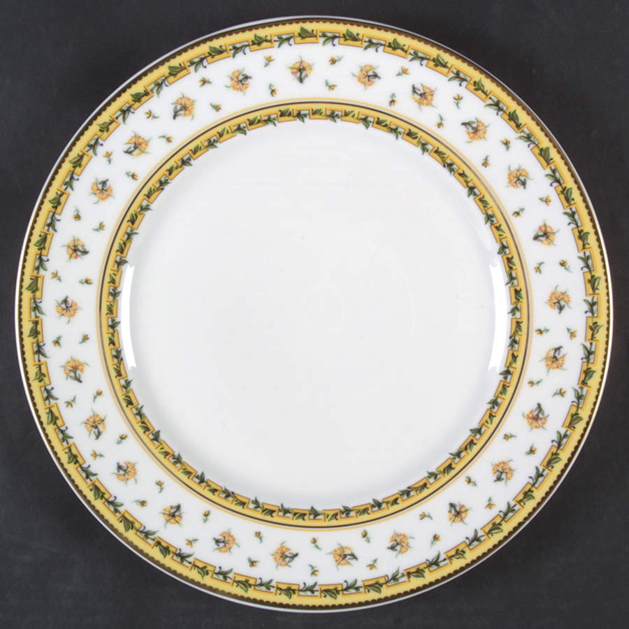 Bougainville Yellow Large Dinner Plate by Raynaud-1