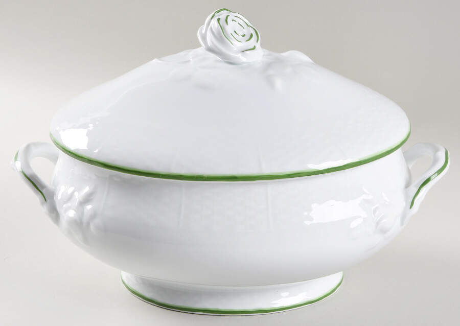 Villandry (Legumes Fleurs Fruits Vegetables) Oval Tureen & Lid by Raynaud-1