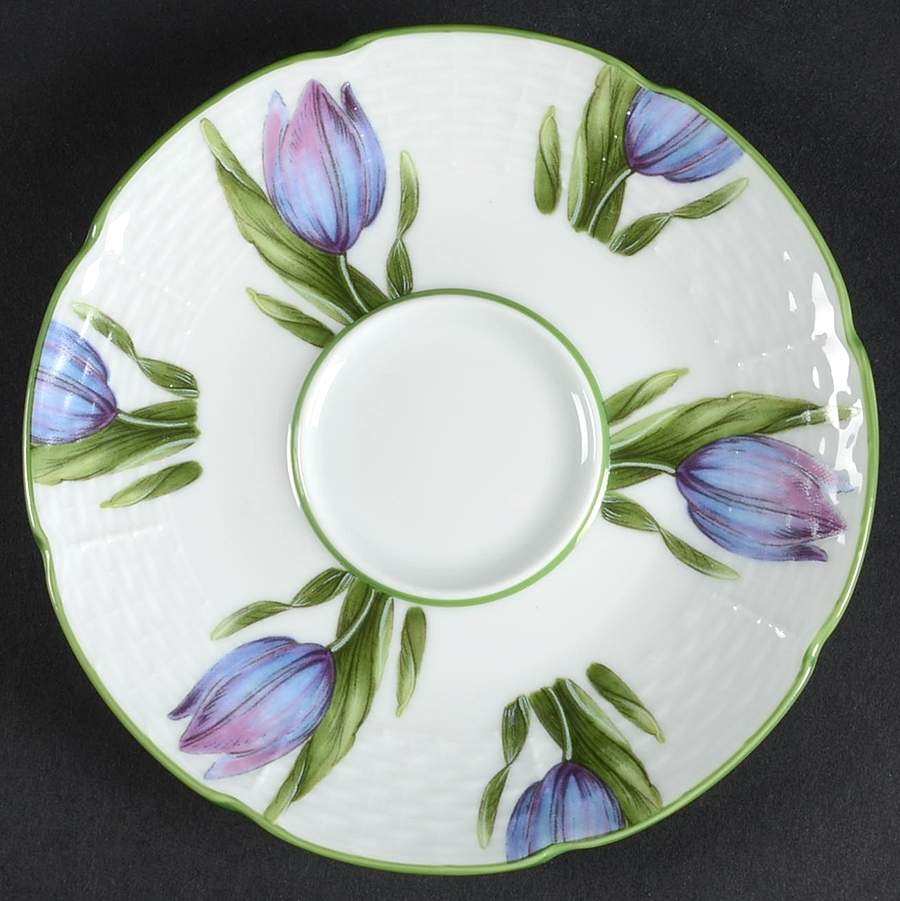 Villandry (Legumes Fleurs Fruits Vegetables) Saucer for Flat Cup by Raynaud-1