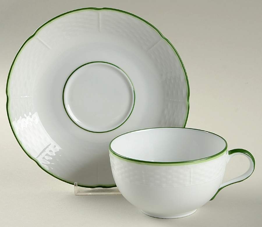 Villandry (Legumes Fleurs Fruits Vegetables) Breakfast Cup & Saucer Set by Raynaud-1