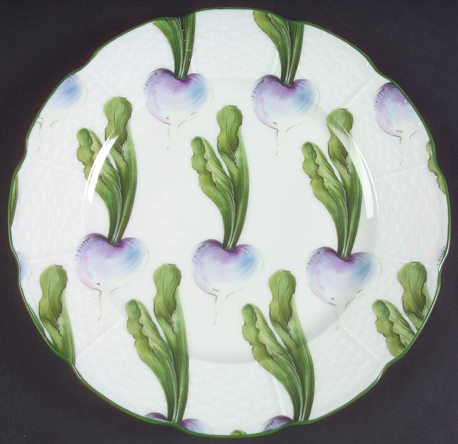 Villandry (Legumes Fleurs Fruits Vegetables) Dessert Luncheon Plate by Raynaud-1