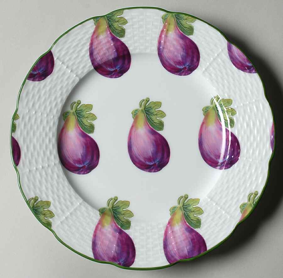 Villandry (Legumes Fleurs Fruits Vegetables) Dessert Luncheon Plate by Raynaud-1