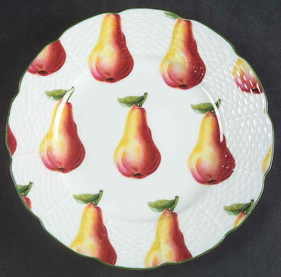 Villandry (Legumes Fleurs Fruits Vegetables) Dessert Luncheon Plate by Raynaud-1