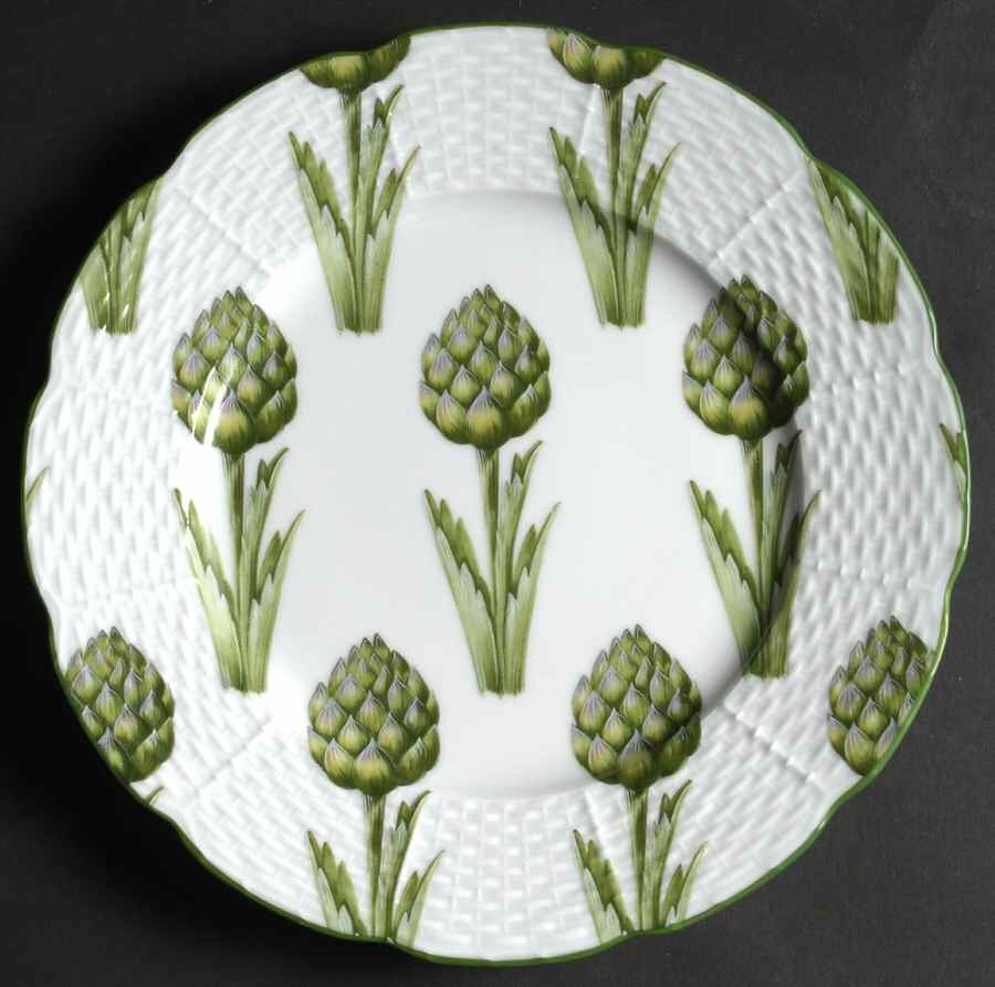 Villandry (Legumes Fleurs Fruits Vegetables) Dessert Luncheon Plate by Raynaud-1