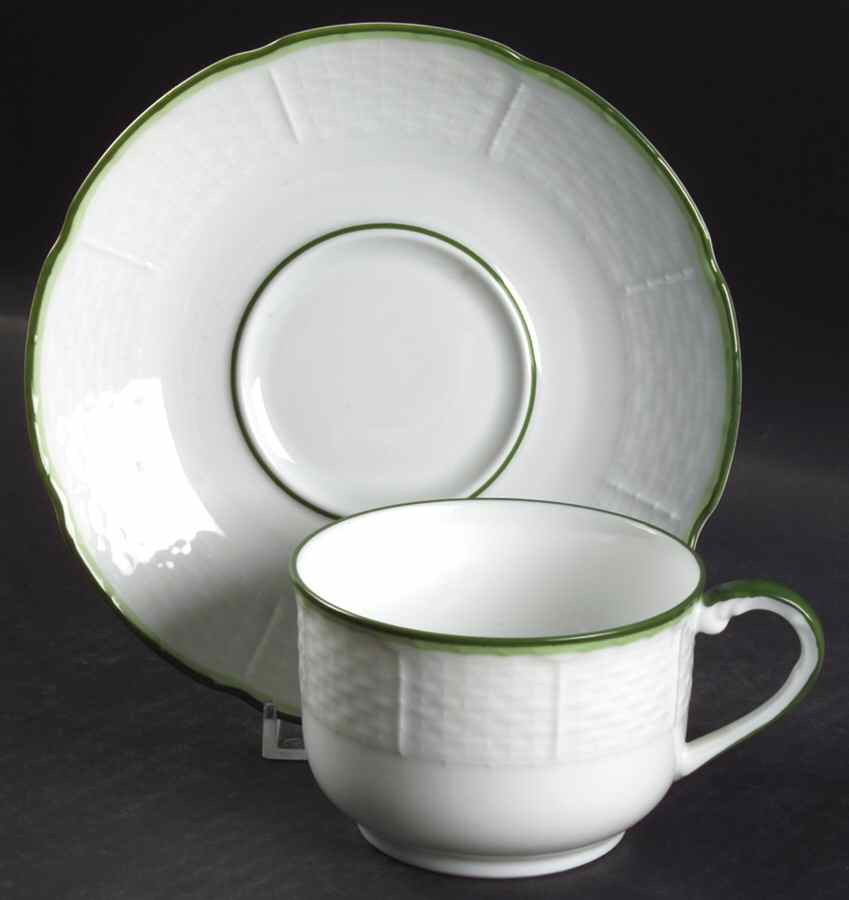 Villandry (Legumes Fleurs Fruits Vegetables) Breakfast Cup & Saucer Set by Raynaud-1