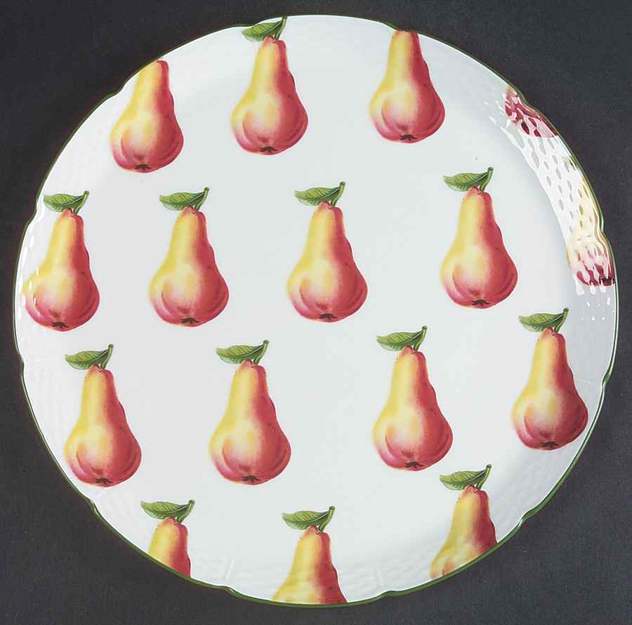 Villandry (Legumes Fleurs Fruits Vegetables) Cake Plate by Raynaud-1