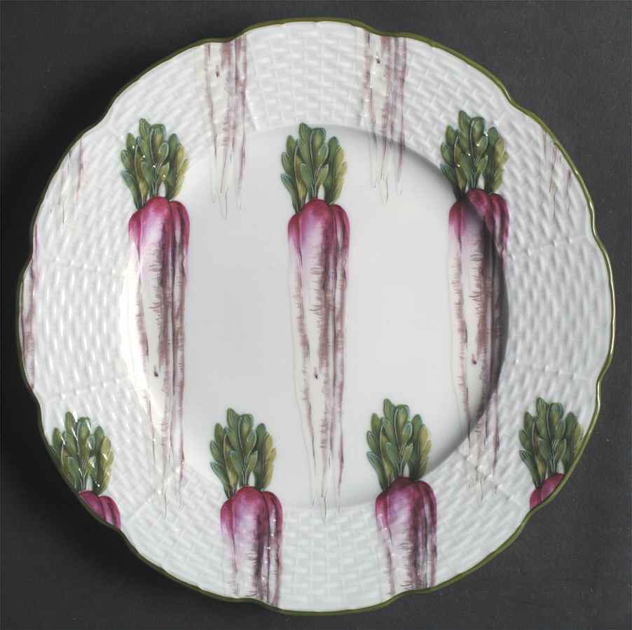Villandry (Legumes Fleurs Fruits Vegetables) Dessert Luncheon Plate by Raynaud-1