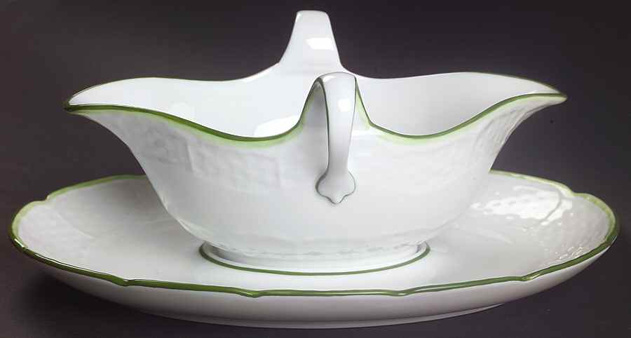Villandry (Legumes Fleurs Fruits Vegetables) Gravy Boat & Underplate by Raynaud-1