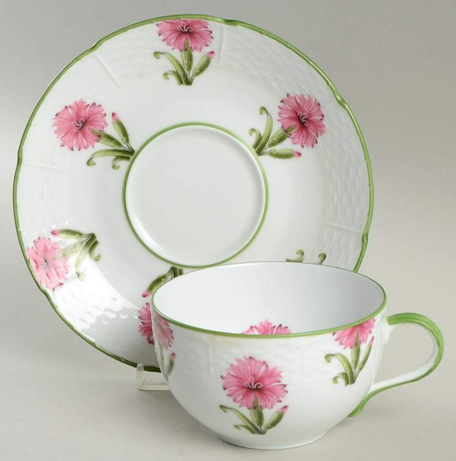 Villandry (Legumes Fleurs Fruits Vegetables) Breakfast Cup & Saucer Set by Raynaud-1