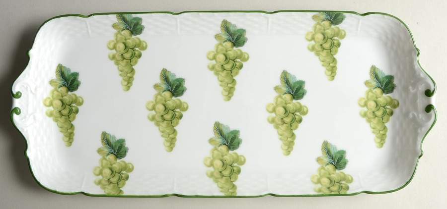 Villandry (Legumes Fleurs Fruits Vegetables) Bread Tray by Raynaud-1