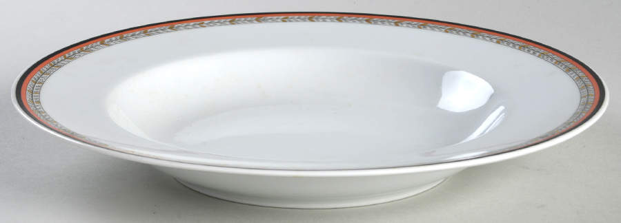 Adriana Brique Rim Soup Bowl by Royale (France)-1