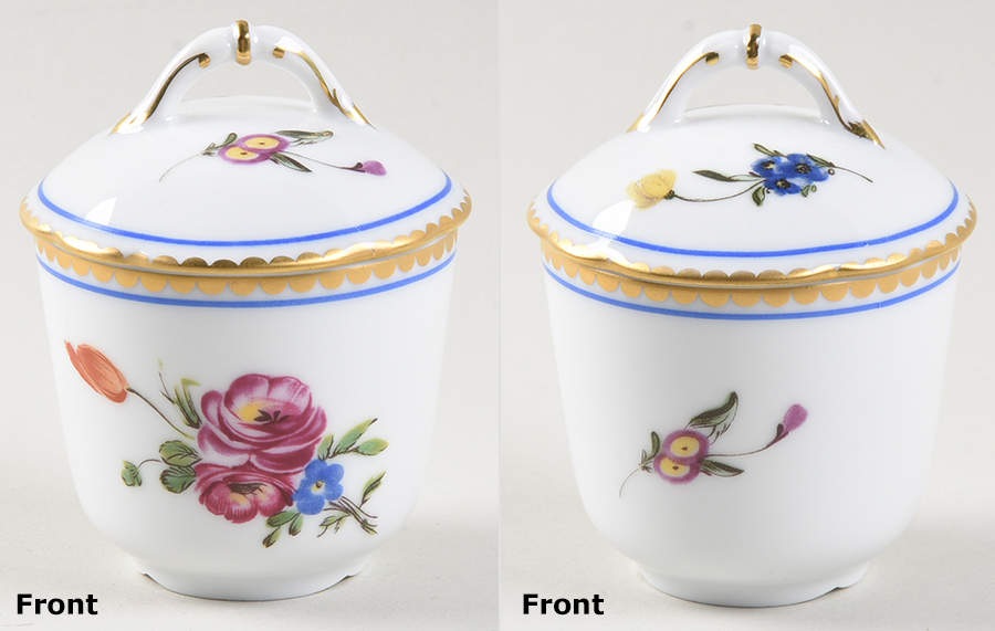 A La Reine Mini Sugar Bowl & Lid by Royale (France)-1