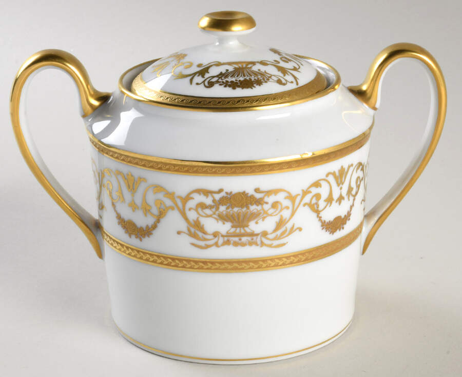 Ambassade Sugar Bowl & Lid by Royale (France)-1
