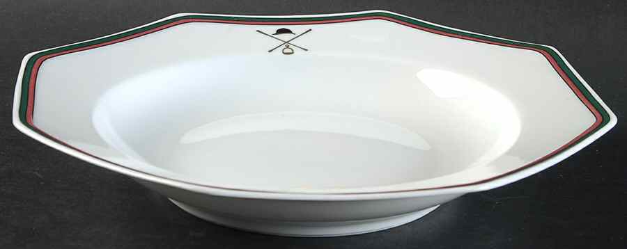Equestre Rim Soup Bowl by Royale (France)-1