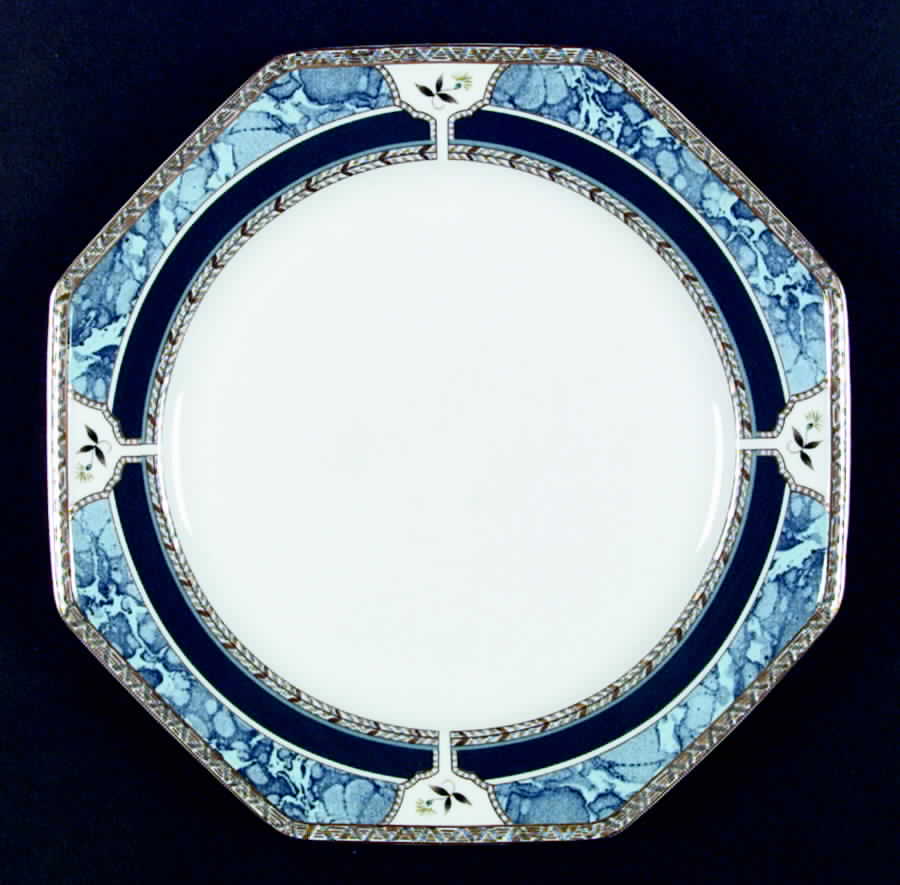 Hadrien Blue Dinner Plate by Royale (France)-1