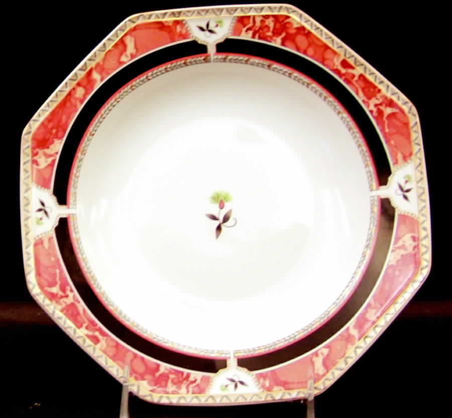 Hadrien Brown (Brique) Rim Soup Bowl by Royale (France)-1