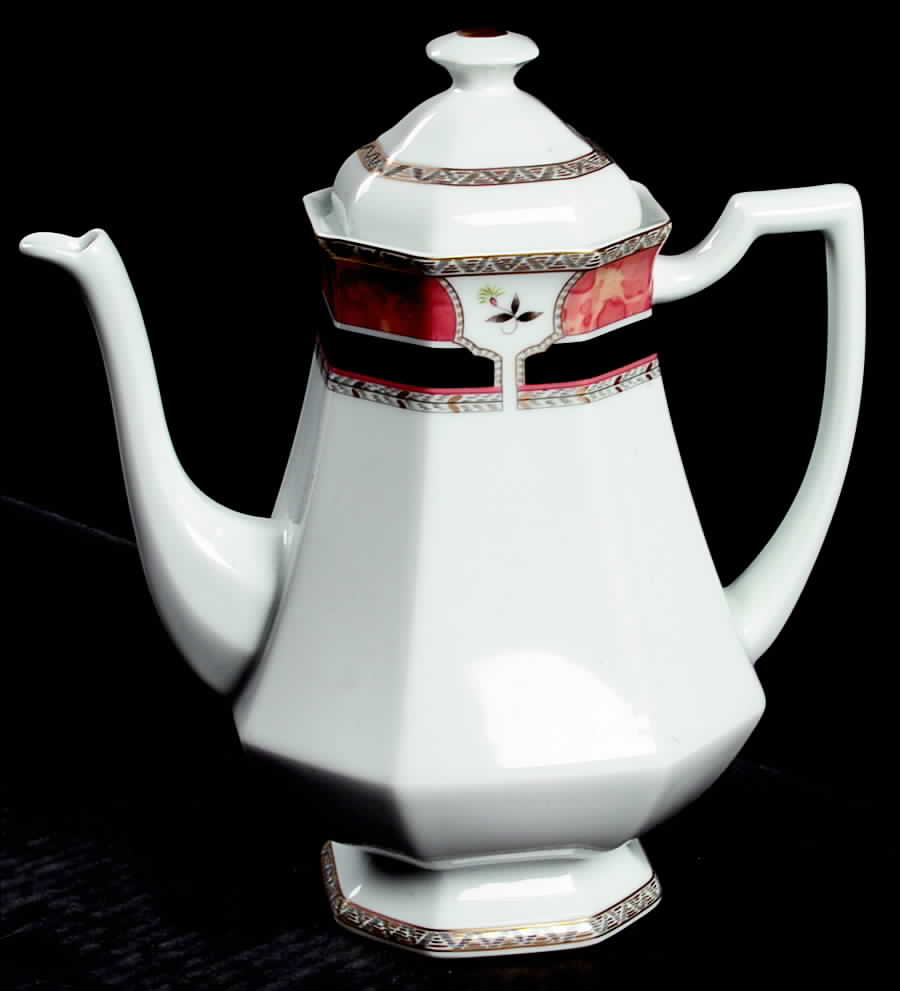 Hadrien Brown (Brique) Coffee Pot & Lid by Royale (France)-1