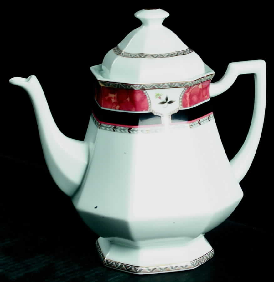 Hadrien Brown (Brique) Teapot & Lid by Royale (France)-1