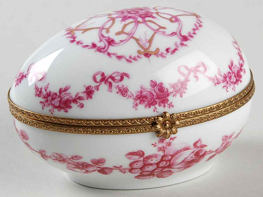 Louis XV Hinged Egg Box by Royale (France)-1