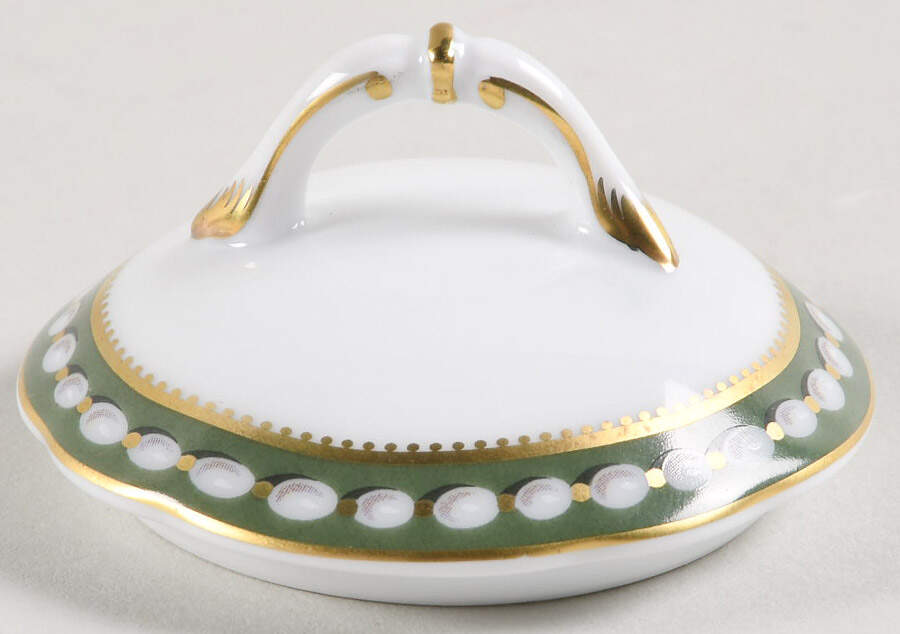 Marie Antoinette Lid for 2 Pc Pot de Creme by Royale (France)-1