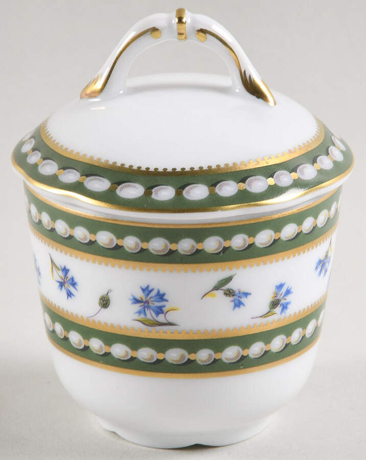 Marie Antoinette 2 Pc Pot de Creme w/Lid & Base by Royale (France)-1