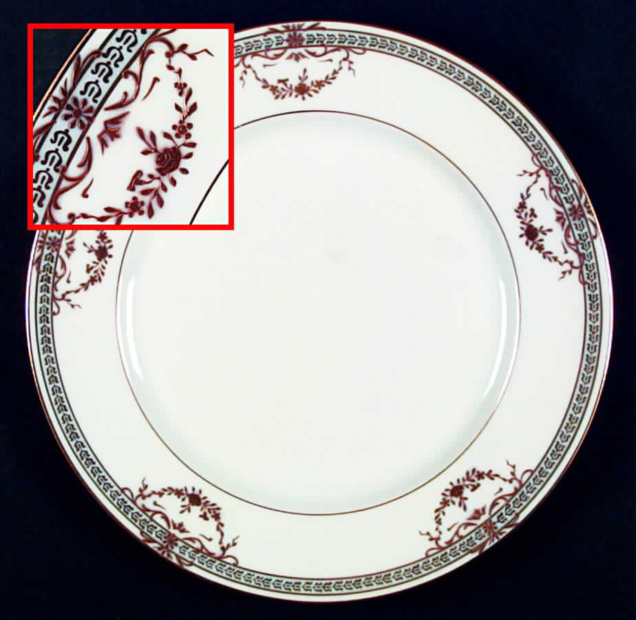 Nemours Dinner Plate by Royale (France)-1