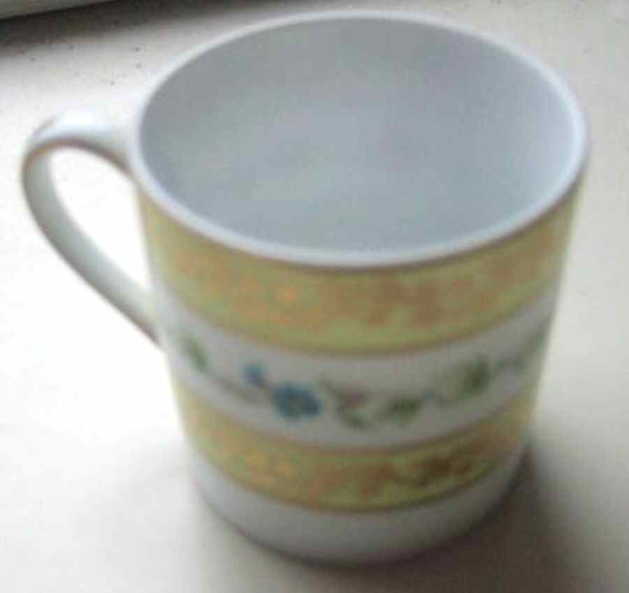 St. Cloud Yellow Flat Demitasse Cup by Royale (France)-1