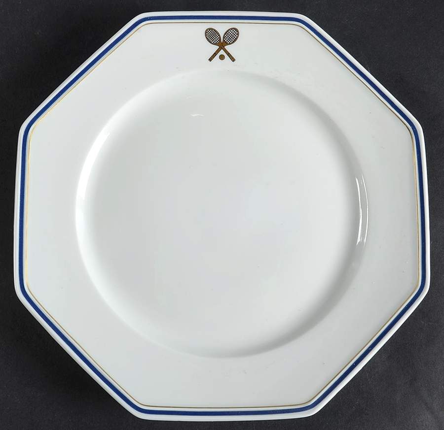 Tennis Salad Plate by Royale (France)-1