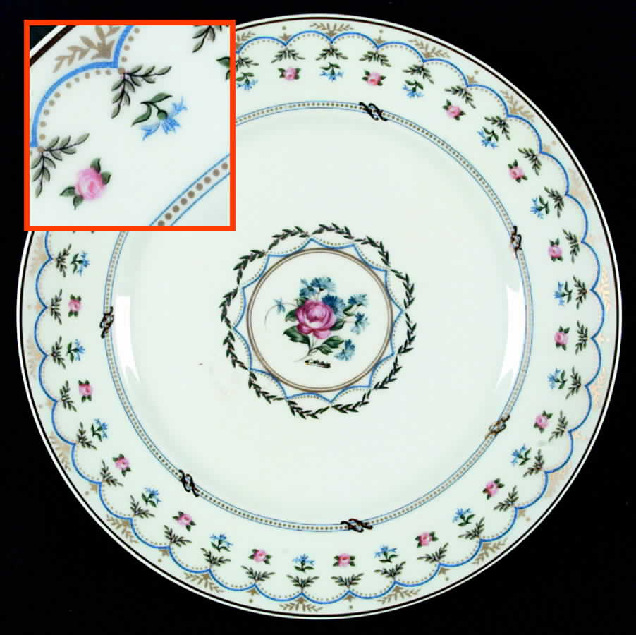 Vieux Paris Dinner Plate by Royale (France)-1