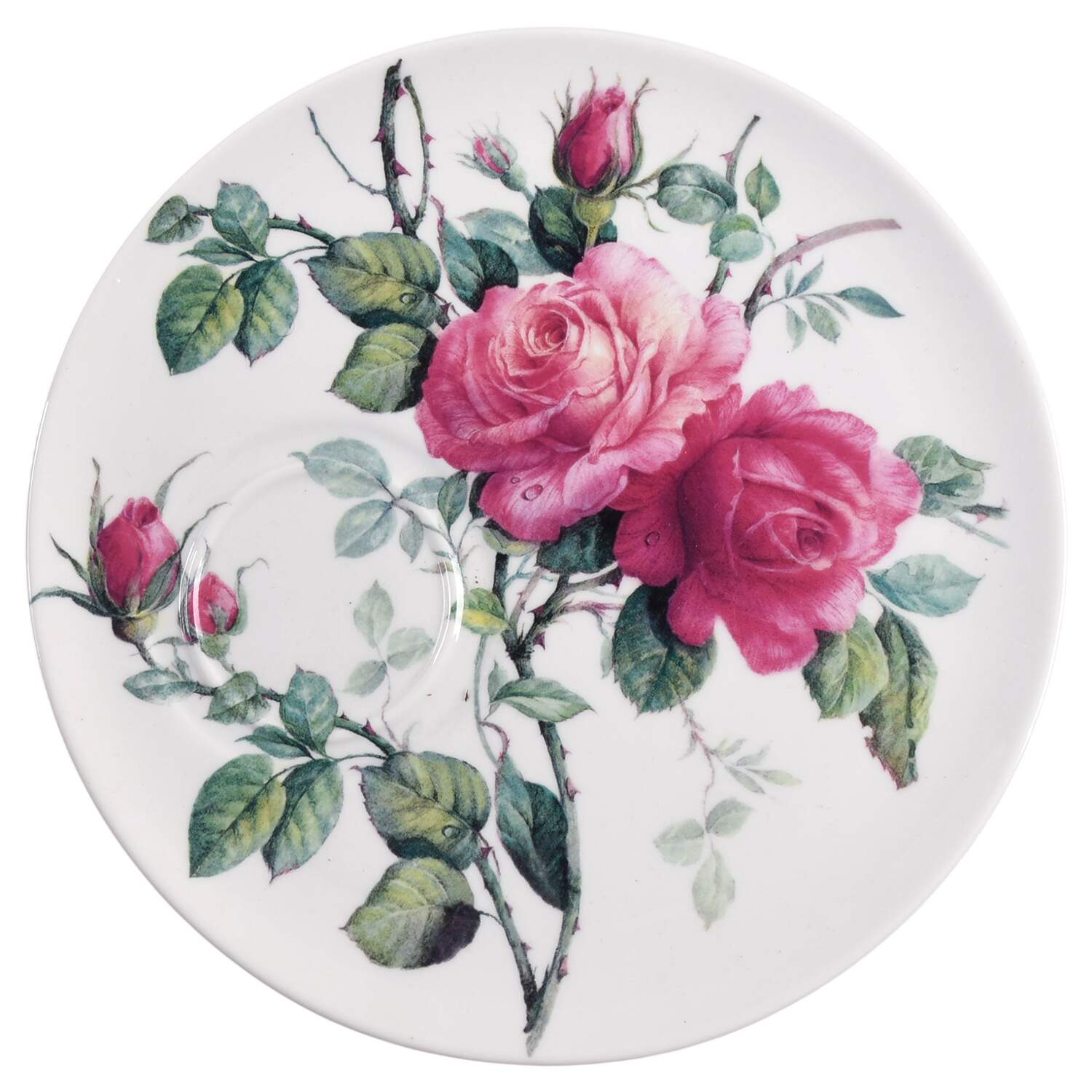 English Rose Snack Plate by Roy Kirkham-1