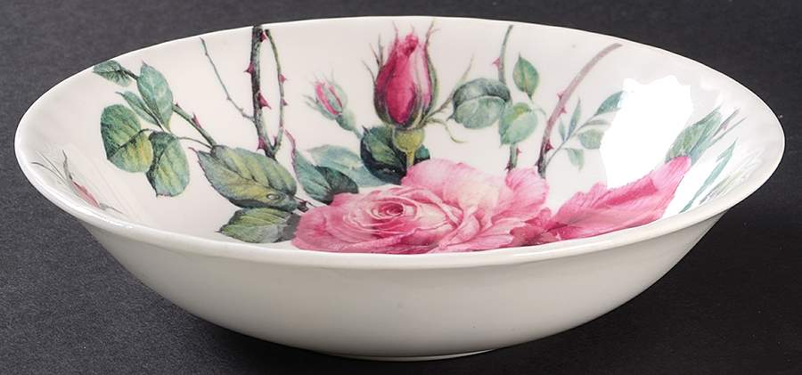 English Rose Coupe Cereal Bowl by Roy Kirkham-1