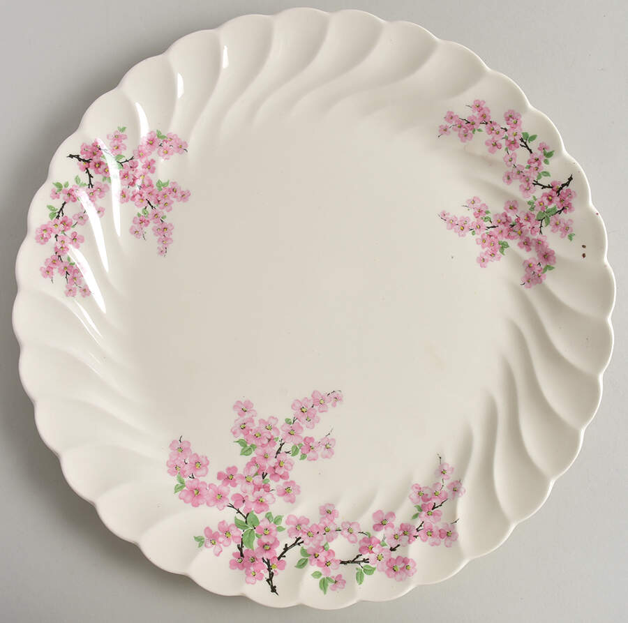 Apple Blossom Pink 12" Chop Plate (Round Platter) by Royal (USA)-1