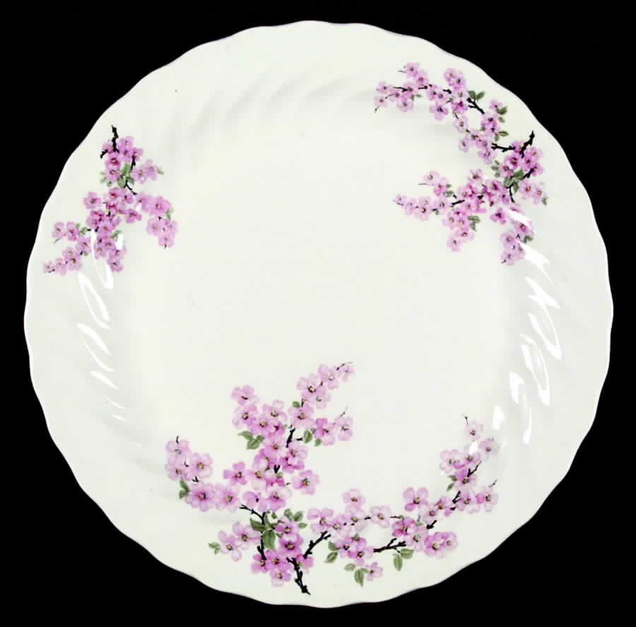 Apple Blossom Pink Dinner Plate by Royal (USA)-1