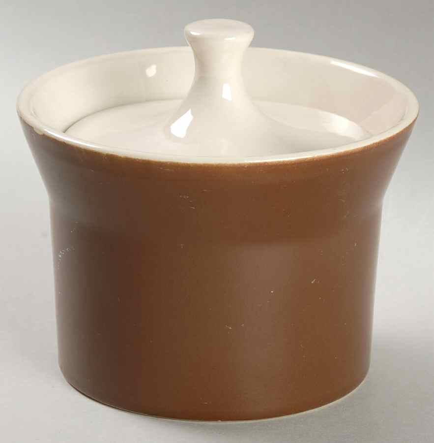 Aztec Sugar Bowl & Lid by Royal (USA)-1