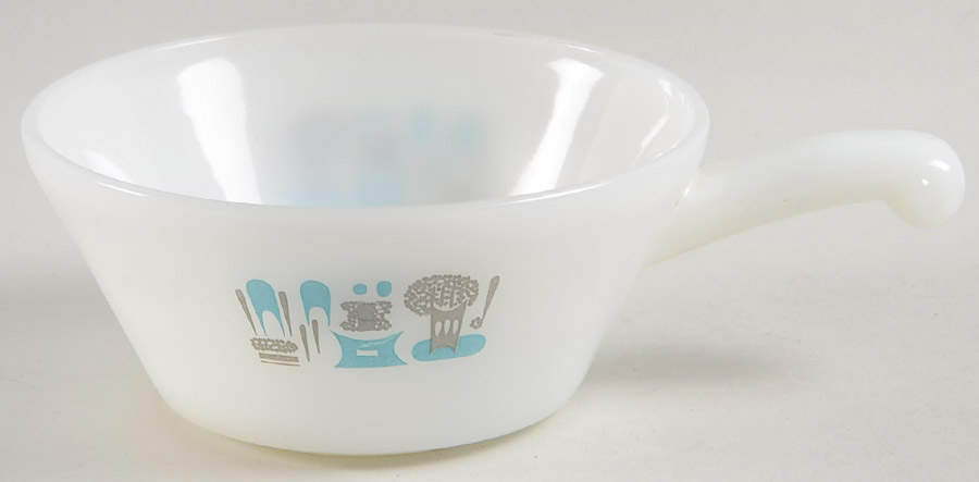 Blue Heaven Handled Ovenware Chili Bowl by Royal (USA)-1